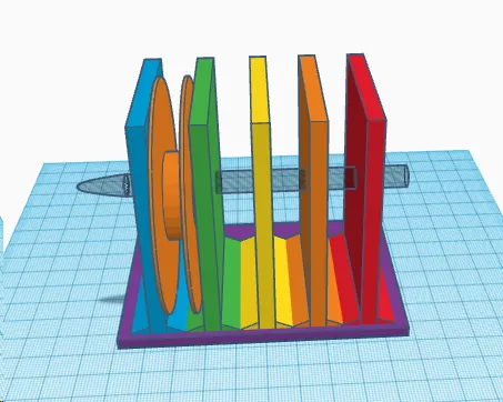 Ribbon Holder for making Ribbon Leis.