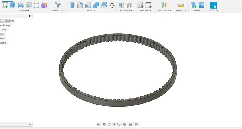 120mm TPU Timing Belt