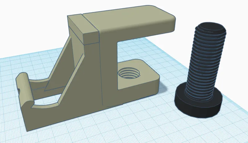 Clamp phone stand