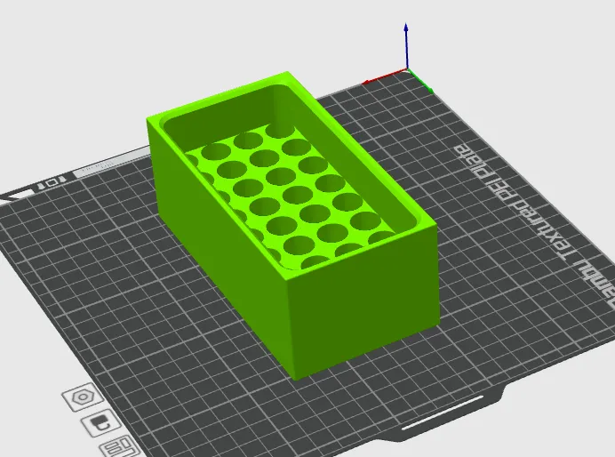 Minimalist 4x8 AA battery holder 