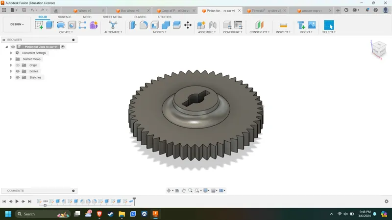 Traxxas Rc Car Pinion For Bandit