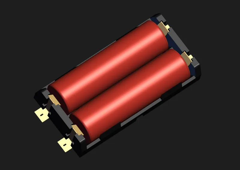 18650 BLM Dual SMD Battery Tray