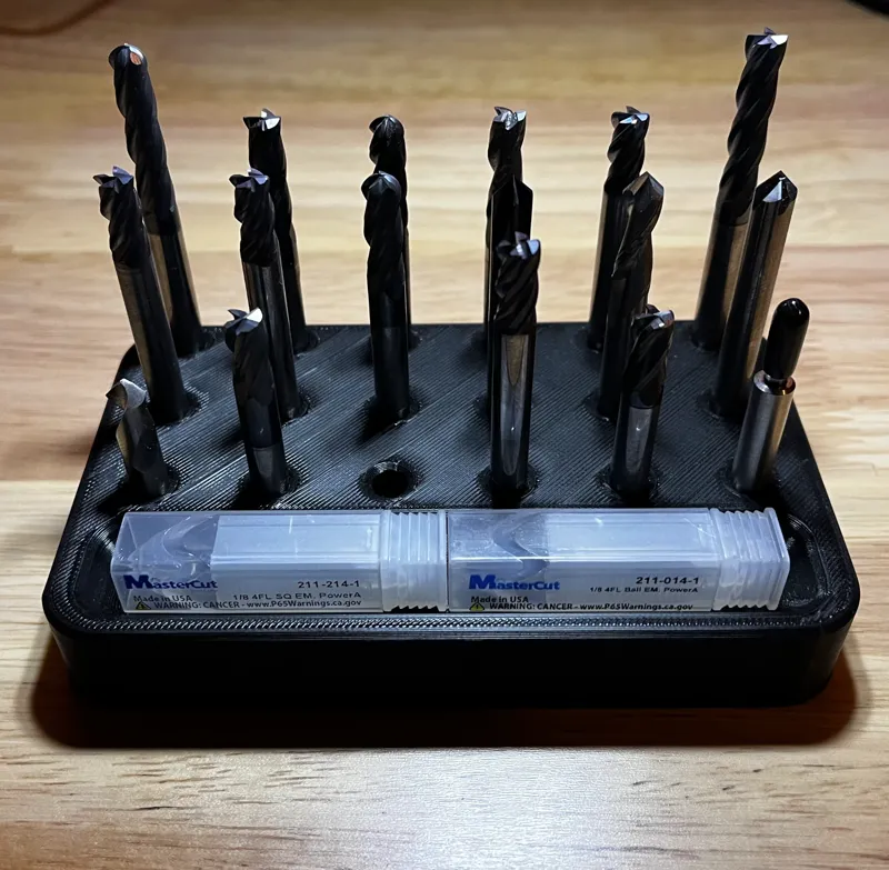 1/4" Shank Tool Block Organizer Tray