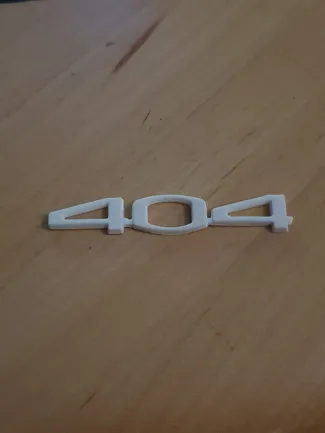 Model Number for Peugeot 404