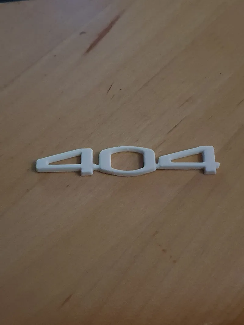 Model Number for Peugeot 404