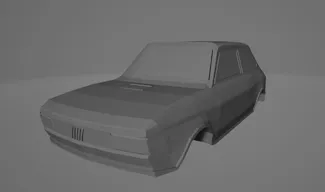 Fiat 147 low poly