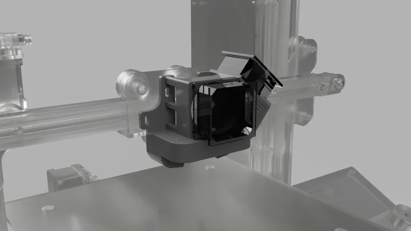 Ender 3 Dual 4020 Fan Duct - Satsana Remix