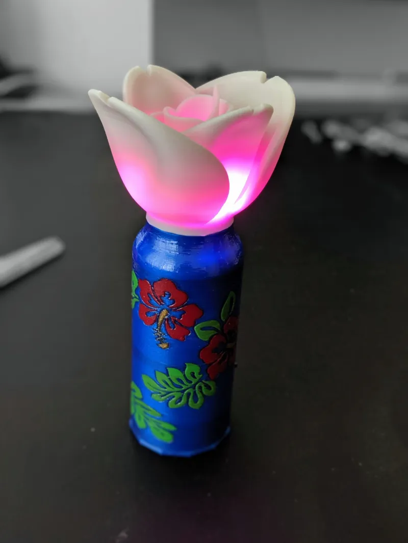 Ridiculous Multi-Color Electronic Rose