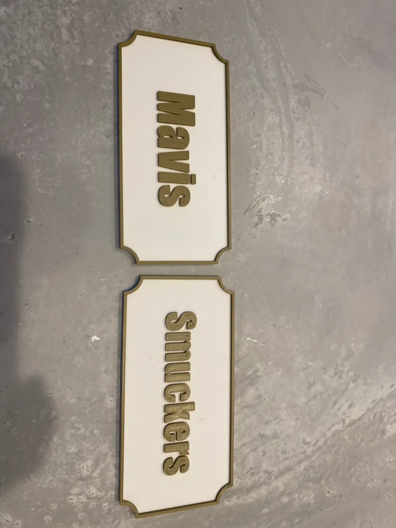 Blank Nameplate
