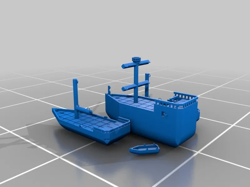 Modular 28mm Scale Ships ~ Prison & Patrol