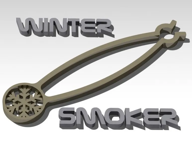 Winter smoker - cigarette holder