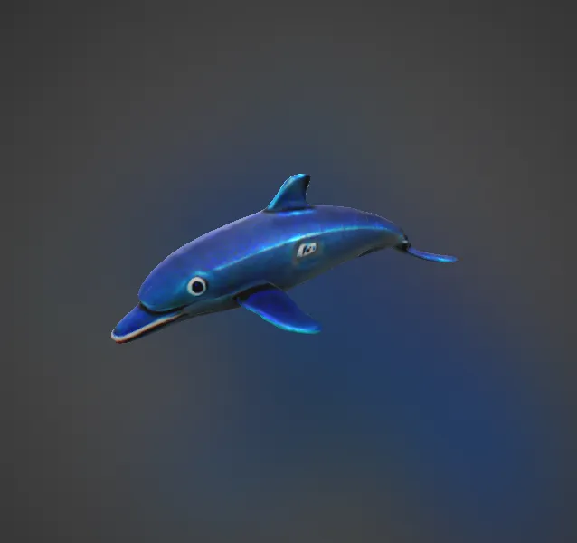 Robotic dolphin (for painting)