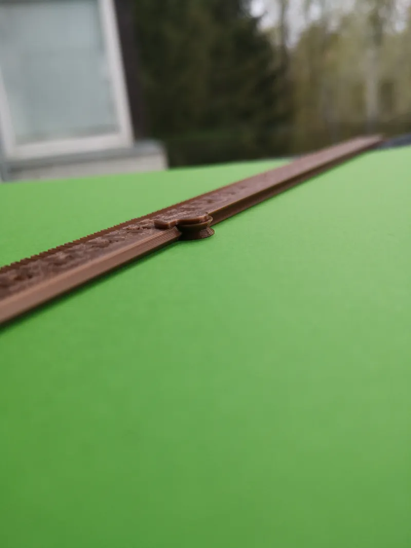 Print in place Foldable Ruler (metric)