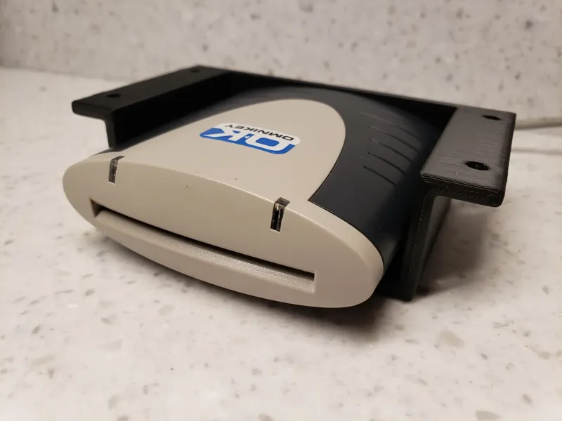 Under-desk Smart Card Reader Mount