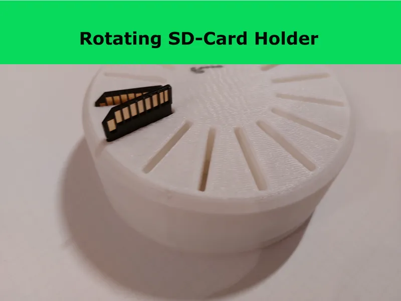 Rotating SD Holder (16 SD Spaces)