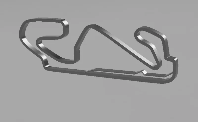 Barcelona Circuit Wall art 2d 
