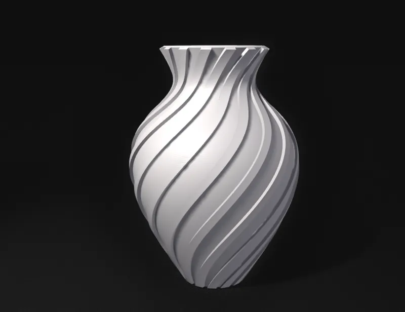 Strip Twist Vase