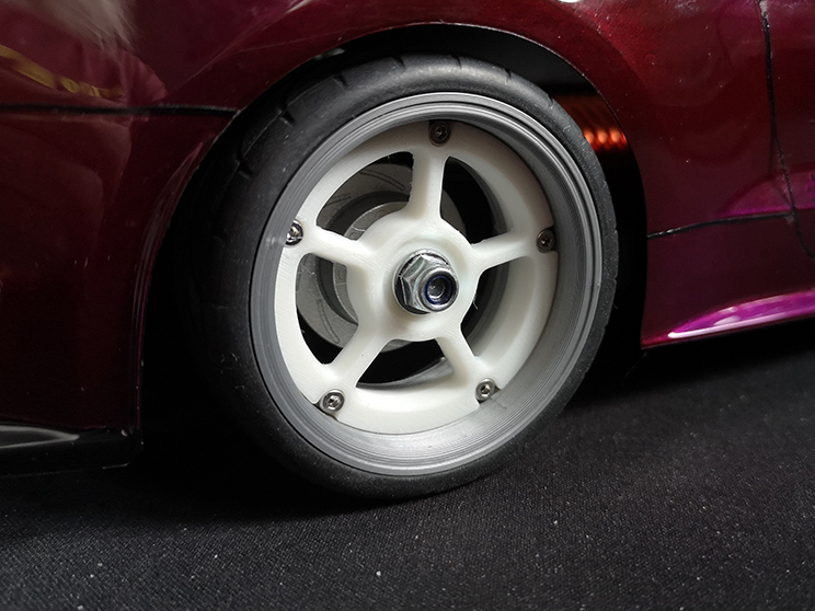 1/10 RC Rim - 5 spoke split