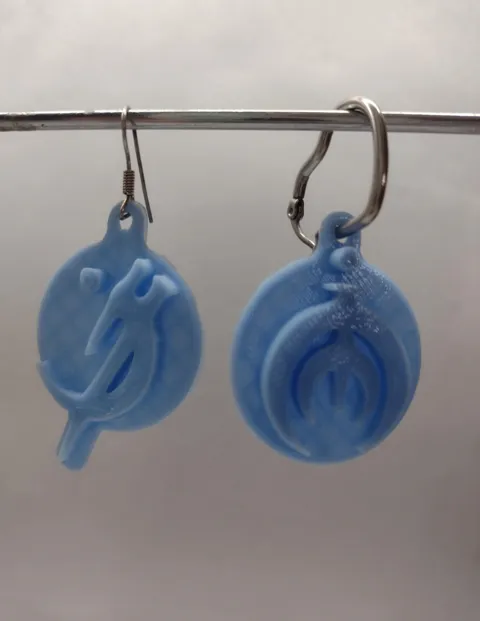 allomantic metals from mistborn earrings/keychains pack view 2