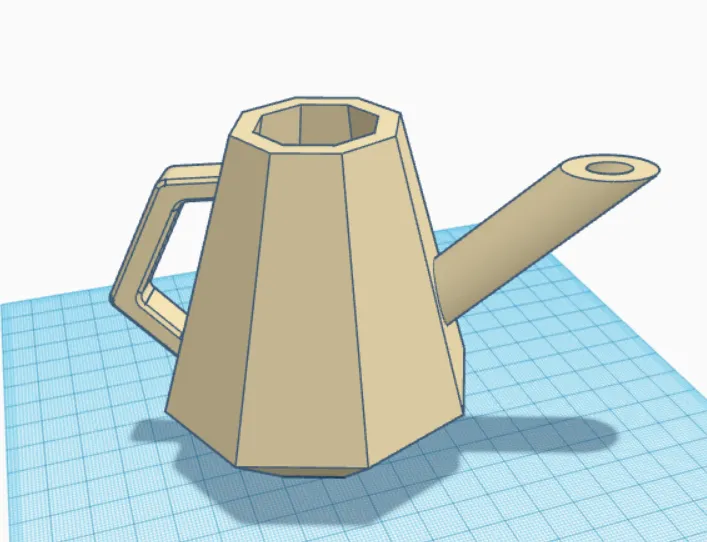 Geometric watering can