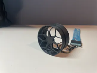 Car Wheel Key Chain