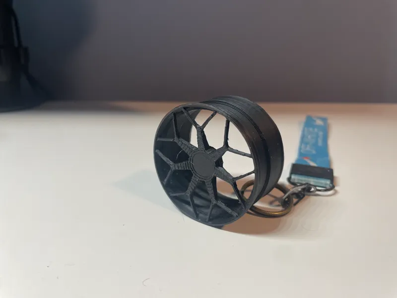 Car Wheel Key Chain