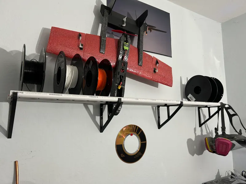 Wall Mount PVC Filament Storage