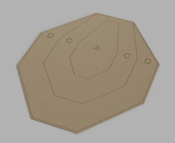 Cible papier IPSC à l'échelle 1:3