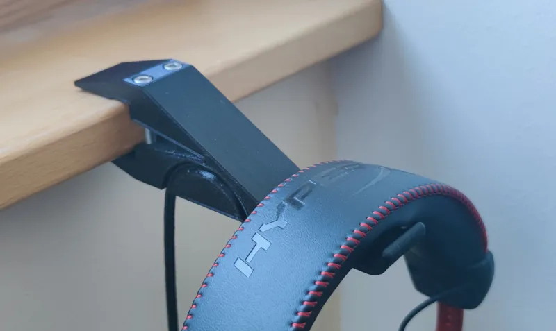 Headset holder clamp
