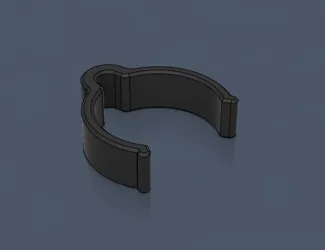 Wire clip for 30mm pole