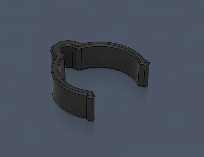 Wire clip for 30mm pole