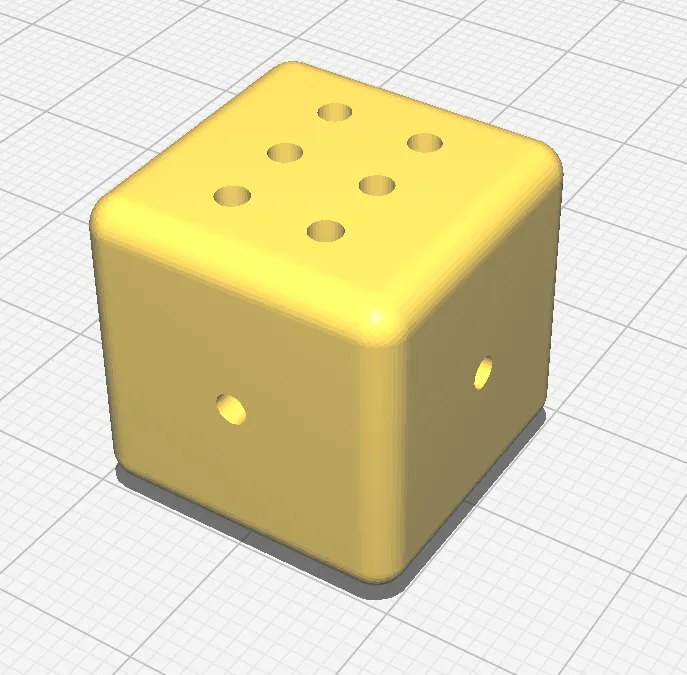 Cube 5 ones 1 six