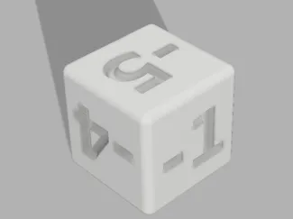 Lorcana Damage Counter D6 Dice