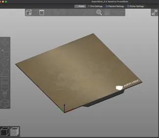 Anycubic Kobra Go Superslicer Bed Model