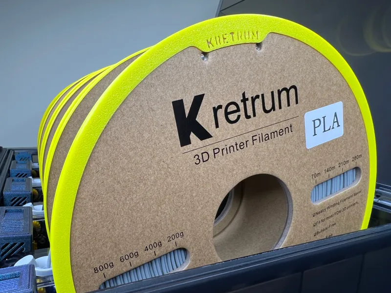 KRETRUM Bambu Lab AMS Cardboard Spool Adapter Ring