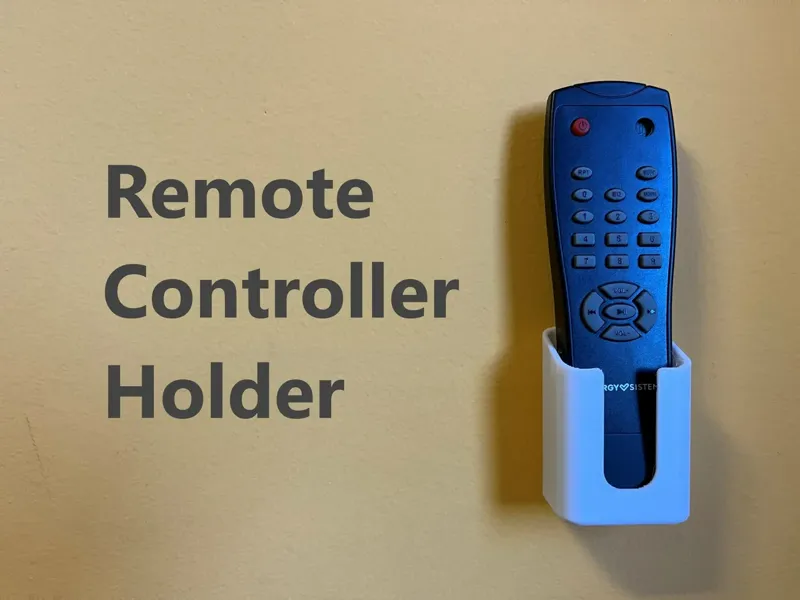 Remote controller wall holder