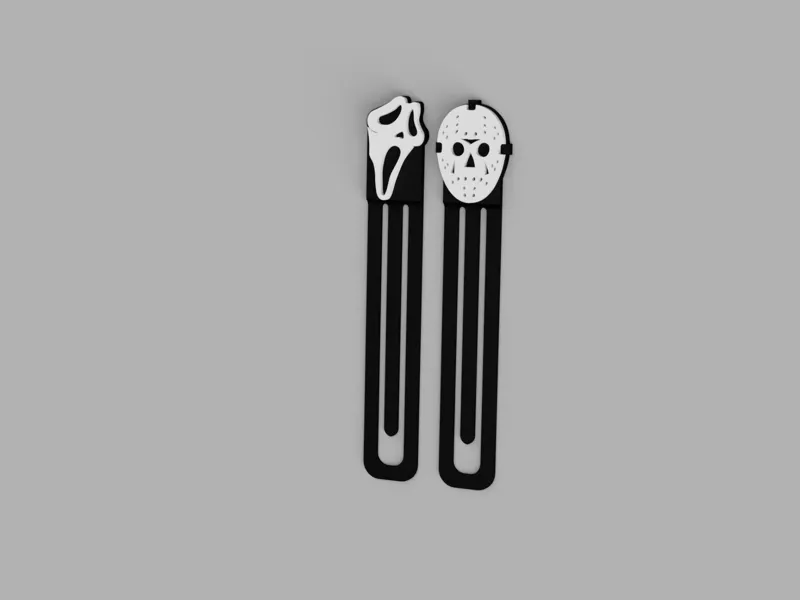 Jason and Scream Bookmark