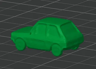 Small '80s style car