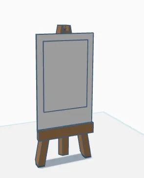 Instant film Easel