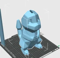 Tirelire Salamèche low poly — photo 1
