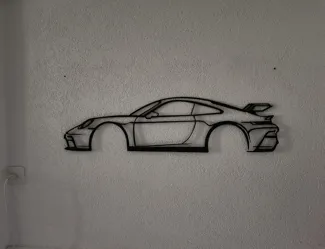 silhouette Porsche GT3rs