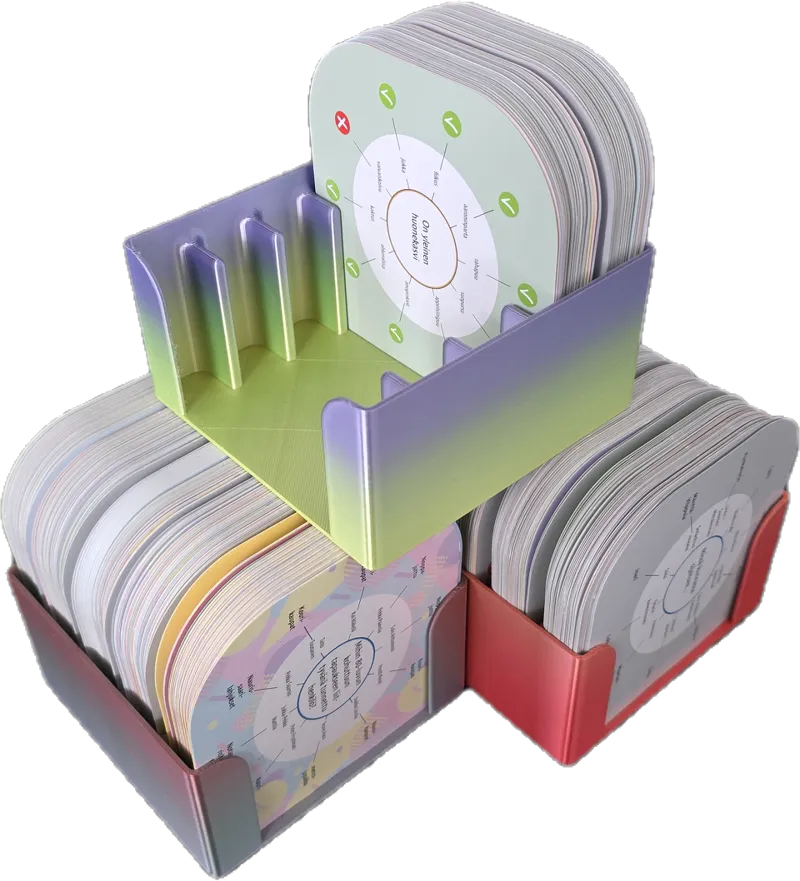 Smart10 question card holder