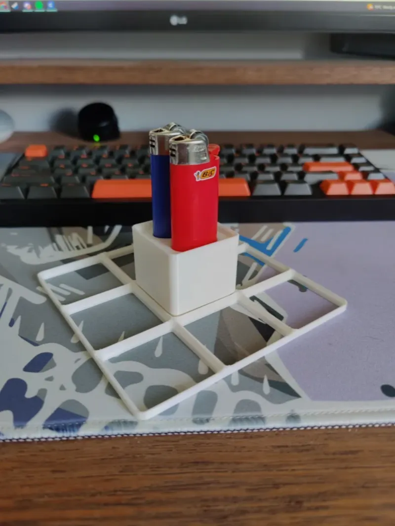 BIC Lighter Holder Gridfinity 1x1