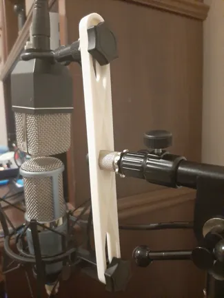 Microphone midside recording bracket