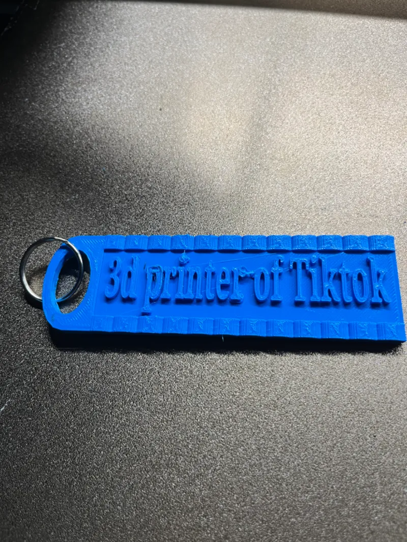 3D printers of TikTok keyring 