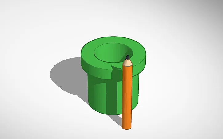 Mario Pipe, pencil holder