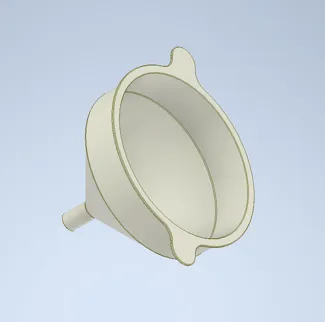 Large funnel - 136 mm inside