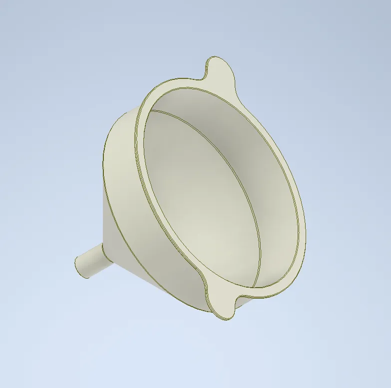 Large funnel - 136 mm inside
