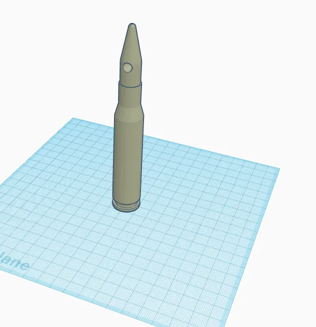 50 Cal Keychain