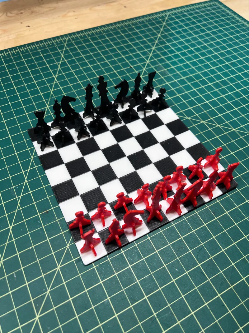 Chess Board and Pieces Kit Cards